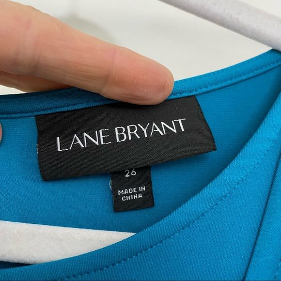 Lane Bryant Built-In Smoothing Slip Ruched Sheath Dress Dress - Picture 7 of 9